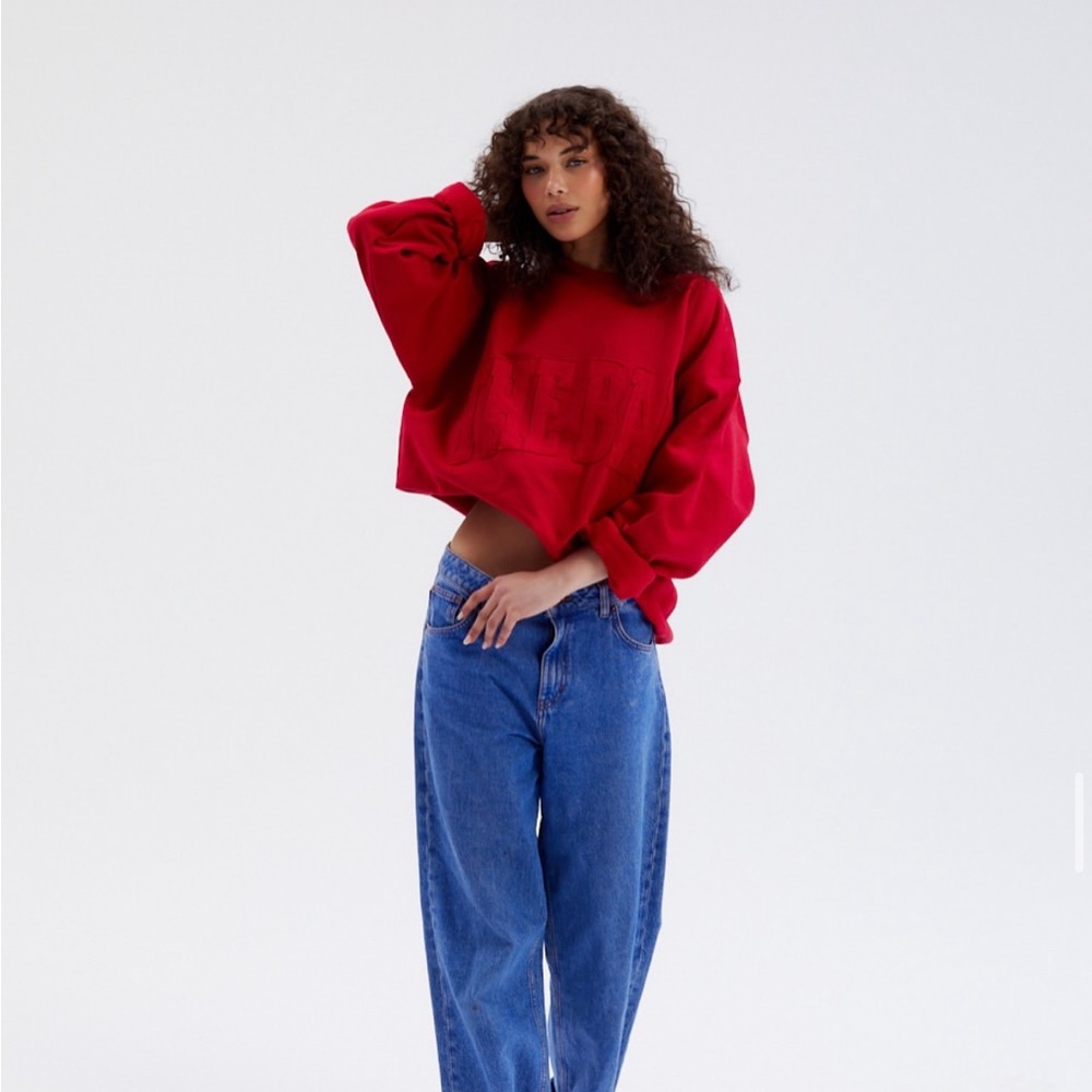 The Bar Varsity Sweatshirt Ruby